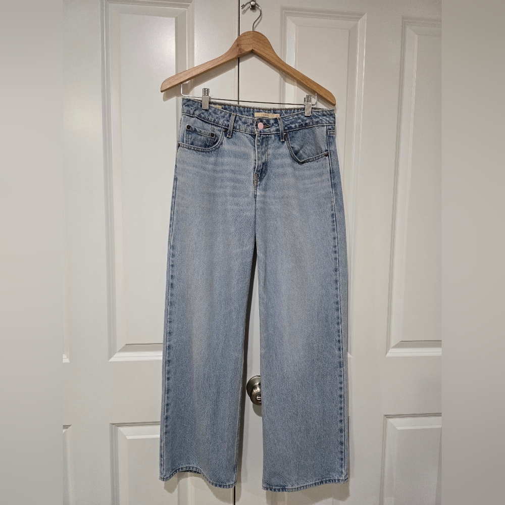 Levis Low Loose Custom Pink 27 x 30 - Picture 2 of 8